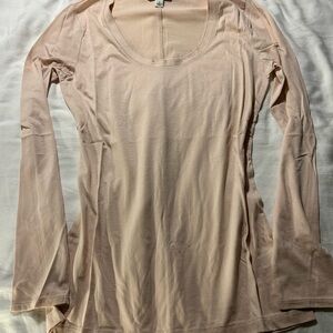 Banana Republic Soft Pink Long Sleeve Top